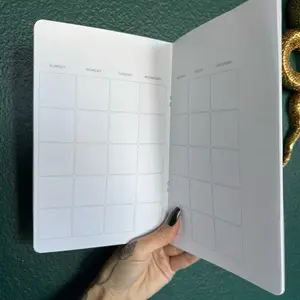 A5 Blank Yearly Planner Insert - junk journal, traveler journal, calendar, notebook, organize