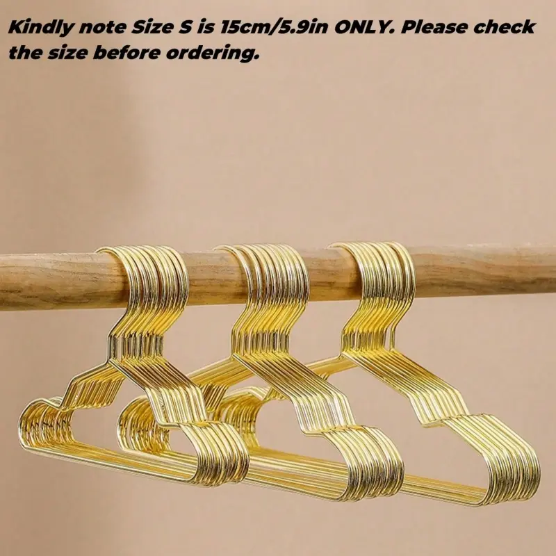5pcs Gold Pet Small Space Saving Hanger Set Space Saver Hangers 5pcs Gold Pet Small Space Saving Hanger Set Space Saver Hangers
