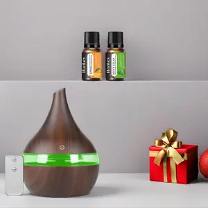 Ultra Quiet 300ml Humidifier & Diffuser Relieve Dry Air with Remote Control & Soothing 7-Color Mood Lights for Office and Bedroom