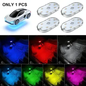 Car LED Interior Ambient Light, Multi-Color Footwell Lights, Super Bright Waterproof Under Dash Floor Lighting for SUV, Truck, Off-Road Vehicles