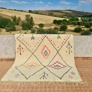 Handmade Moroccan Berber Wool Rug - Spring Burst