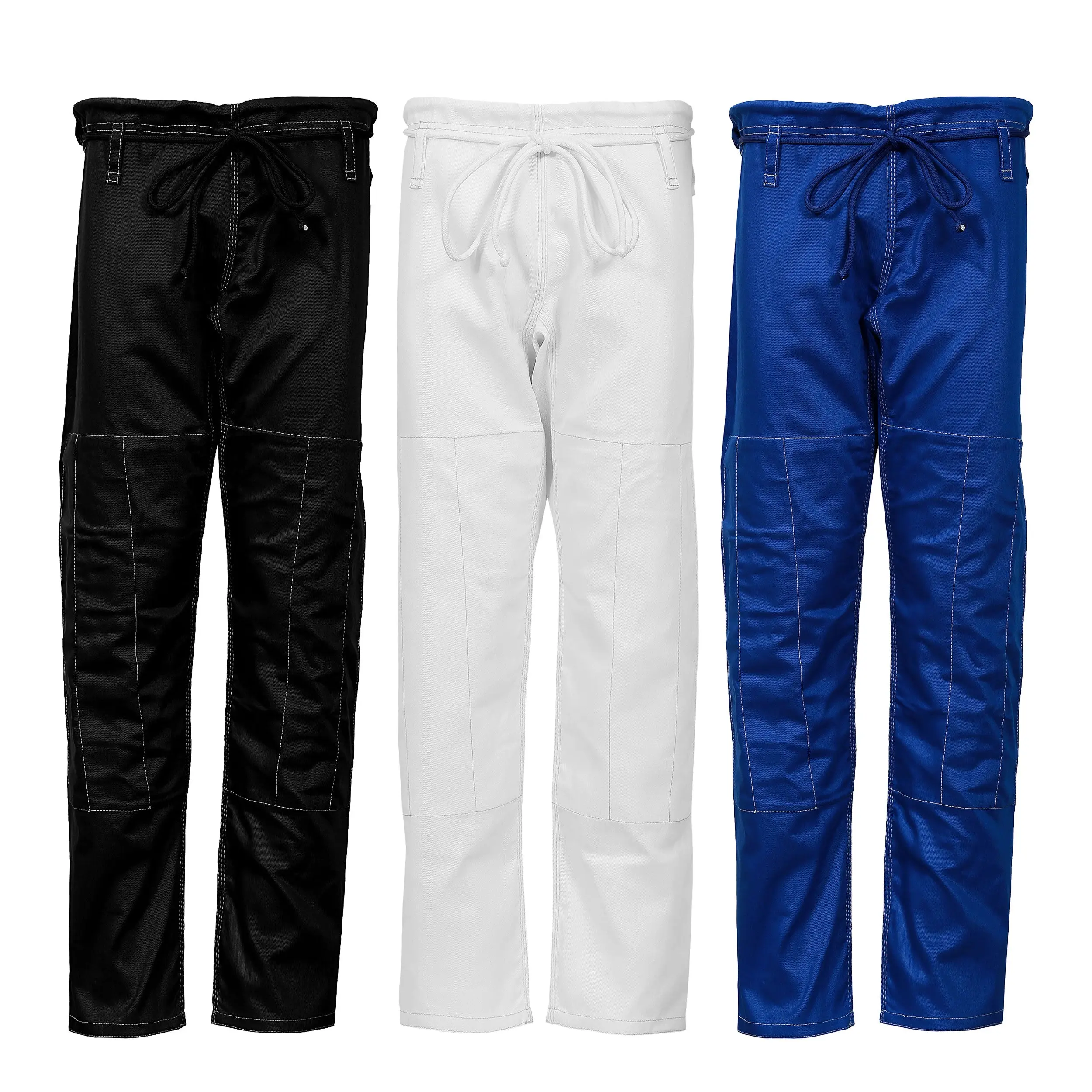 Brazilian Jiu Jitsu BJJ Kimono Pants - 100% Cotton Tailored Fit Triple Stitched Light Weight