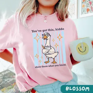 Retro Teacher Test Day Shirt, Teacher Testing Shirt, School Test Teacher Shirt, Silly Goose Teacher Tee