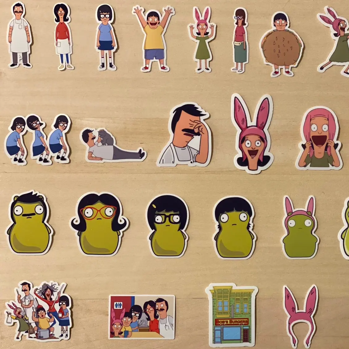 Bobs Burgers Stickers