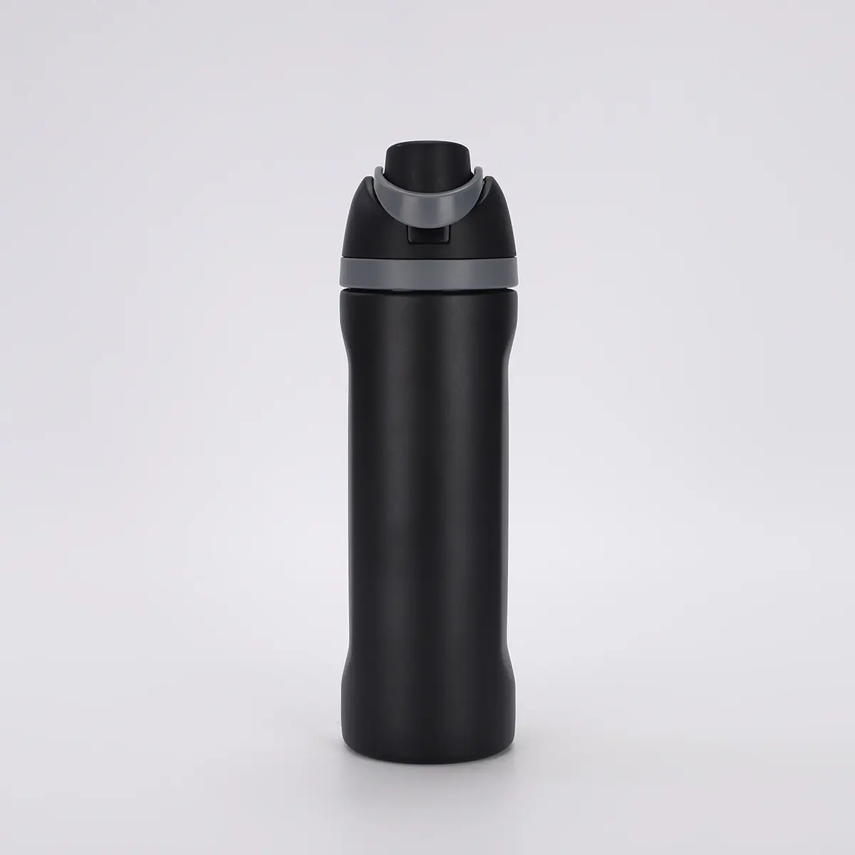 304 Stainless Steel Insulated Water Bottle 750ml with Straw & Flip Lid Double-Wall Vacuum Tumbler for Hiking Fishing Gym Outdoor Sports