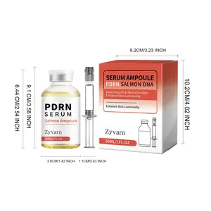 Zyvarn Lightweight Revitalizing Ampoule Serum, Sodium DNA Salmon Egg Extract Firming Moisturizer, Non-Sticky Gentle For Sensitive Skin