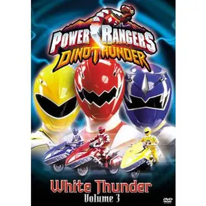 USED-Power Rangers Dino Thunder Vol 3: White Thunder (DVD)
