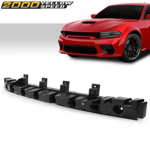 100% New Front Bumper Energy Absorber, 1x Direct Fit Replacement for Dodge Charger 2015-2021, Factory Original Quality Impact Core Cushion with Long Service Life