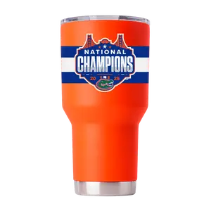 Florida 2025 National Champions 30oz Orange Tumbler