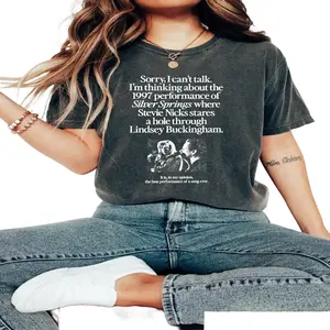 I'm Thinking About The 1997 Performance of Silver Springs T-Shirt, Nicks and Buckingham Shirt, Fleetwood Mac Shirt, The Dance, Music T-Shirt, High Quality, Trending Shirt, Gift for Friend, Gift for fans ,Many Colors Size S To XL, Crewneck, tiktok shop