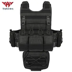 Yakeda VT-8742 Tactical Vest 1000D Polyester High-Density Webbing Camo Pattern for No Attributes Specified Protective Gear