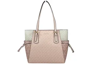 Pre-owned MICHAEL KORS Pvc Tote Bags Voyager Large East West Tote Bag Women's Purse