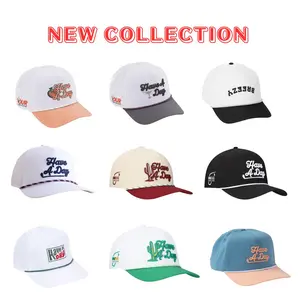 Breezy Golf Have A Day Golf Hat – Premium Summer Rope Snapback Cap for Men and Women, Lightweight Breathable Outdoor Sports Headwear