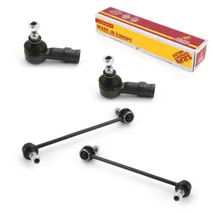 4 PC Front Stabilizer Bar Link and Outer Tie Rod End Kit  97258MT
