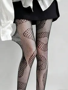 Women's Snake Skin Pattern Fishnet Stockings, Comfortable & Stylish Design, Perfect for Daily Wear, Versatile Fashion Accessory, Women Pantyhose, Fit