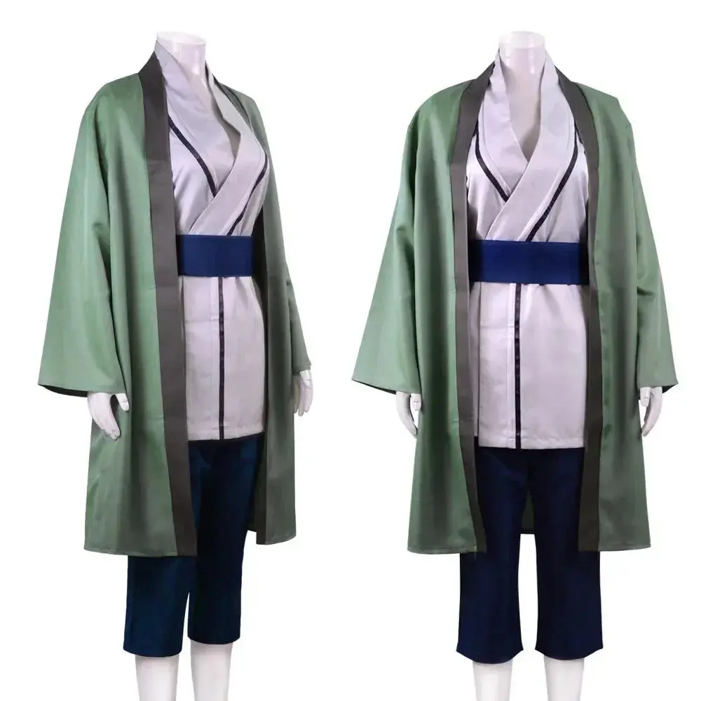 New Anime Tsunade Cosplay Costume Embroidery Haori Top Pants Belt Halloween Christmas Gift Cos Convention