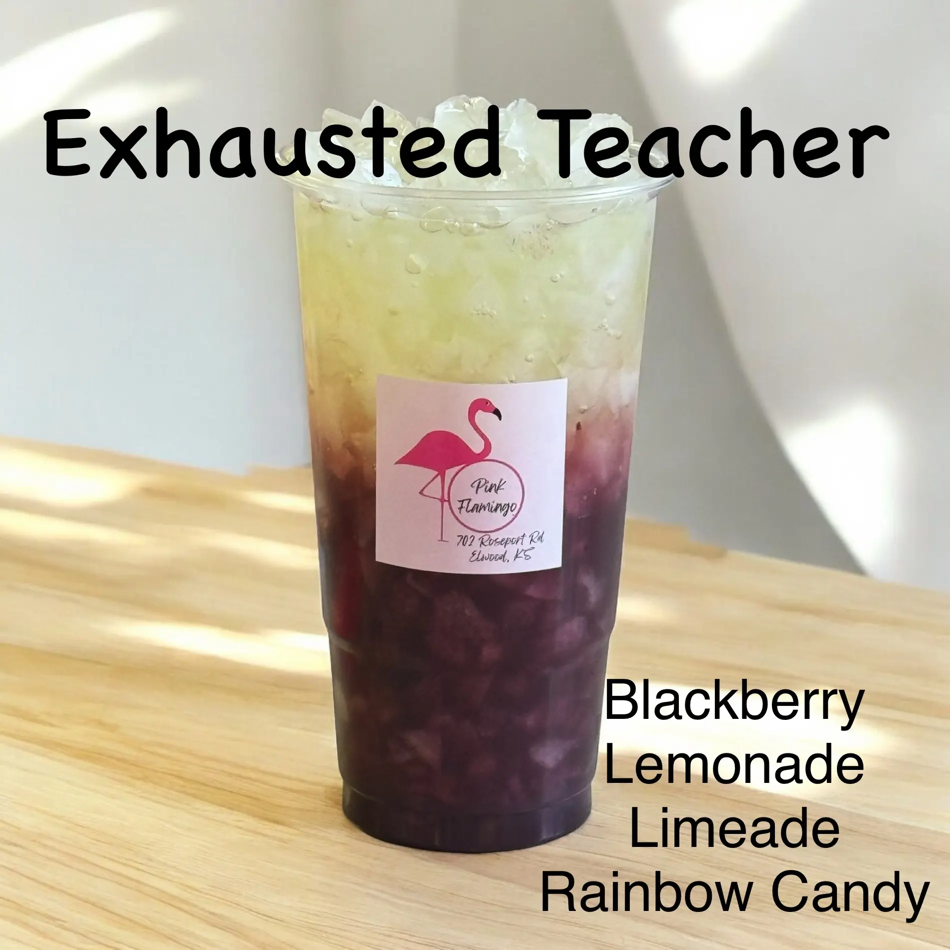 Exhausted Teacher Loaded Tea - 298mg of Caffeine, Less than 1 Carb, 3.75 Calories, SUGAR FREE - Raspberry, Blackberry, Lemonade, Limeade & Rainbow Candy flavors