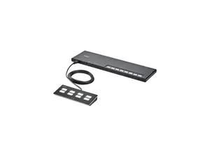 Belkin 8-Port Dual-Head Modular Secure KVM Switch Base Unit PP 4.0 w/ Remote Model - 8 Computers - 3840 x 2160 - 4x USB   F1DN208MOD-BA-4