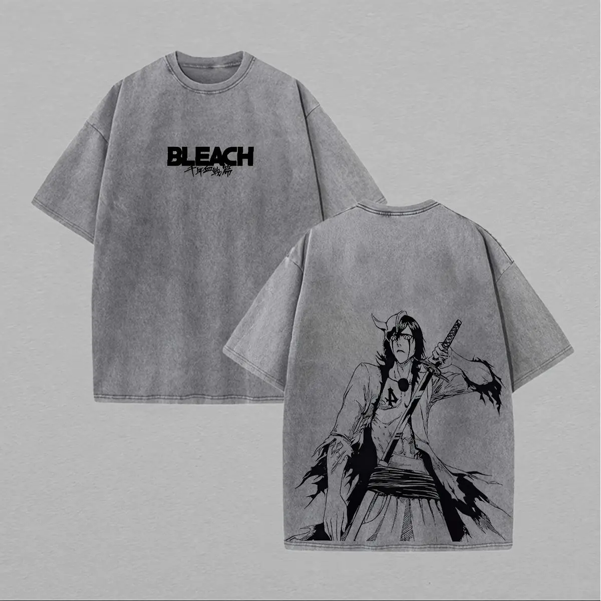 Men's Distressed Festive Vintage Round Neck Short-Sleeve Bleach Printed Washed Unisex Menswear T-Shirt37 - Casual Everyday Fit Casual T-Shirts Top