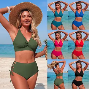 Women Bikini 2-Piece Set Pakaian Renang Swimsuit