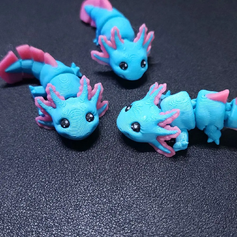 Articulated Pocket Pets- Axolotl Fidget toy Articulated Pocket Pets- Axolotl Fidget toy