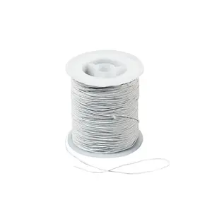 Thin White Elastic Cording