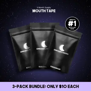 Mouth Tape (3 Month Supply) Skin-Friendly, Hypoallergenic, Easy to Apply & Remove, Suitable for All Ages
