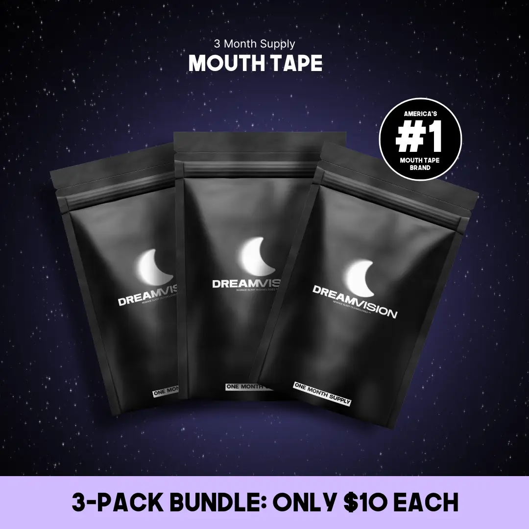Mouth Tape (3 Month Supply) Skin-Friendly, Hypoallergenic, Easy to Apply & Remov...