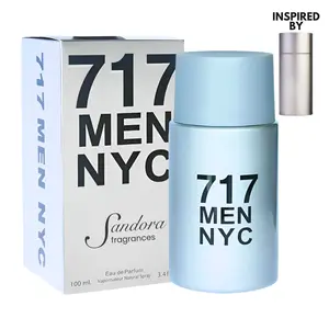 Sandora Fragrances Men's Cologne – Pink Grapefruit, Citrus Leaf, Ginger, Sandalwood – Fresh, Citrusy, Spicy, Woody – Long-Lasting Eau de Parfum 3.4 fl oz