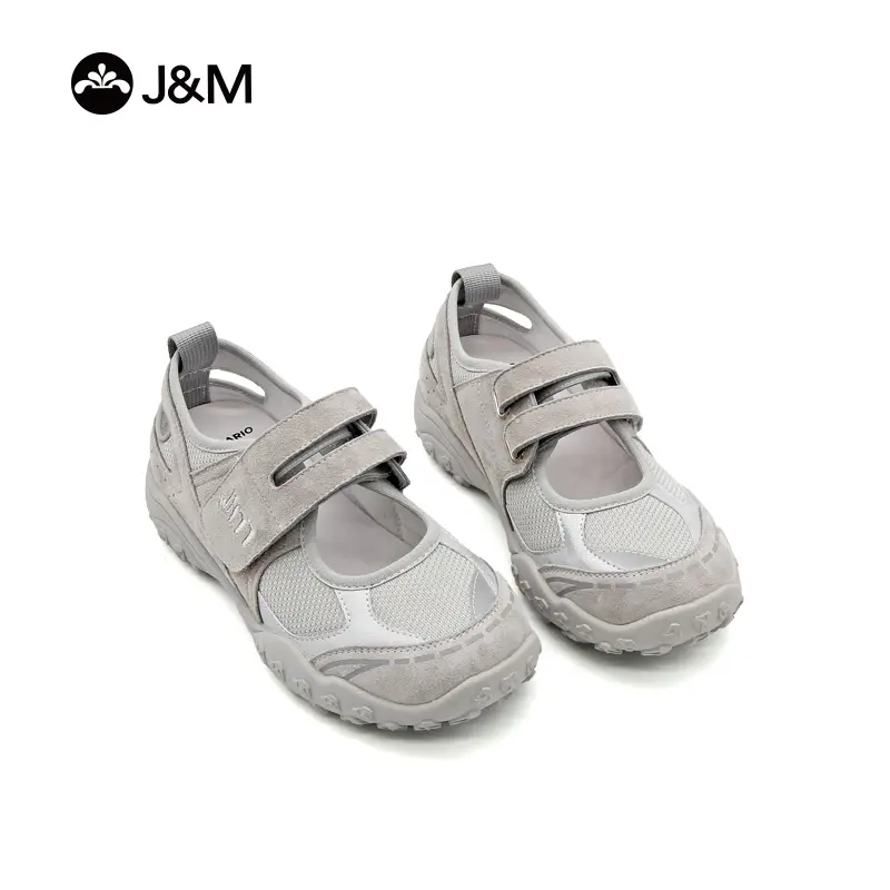 JOY&Mario Women's Low-Top Wide-Toe Grip Casual Trainers - Lightweight Wide-Fit Walking Hiking Shoes, Non-Slip Summer Outdoor Comfort Shoes, Outdoor Walking Shoes