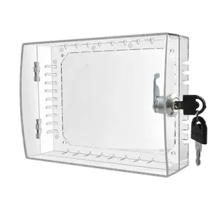 Thermostat Lock Box With Key For Wall Mounted Thermostat Lock Box Transparent [4.30]