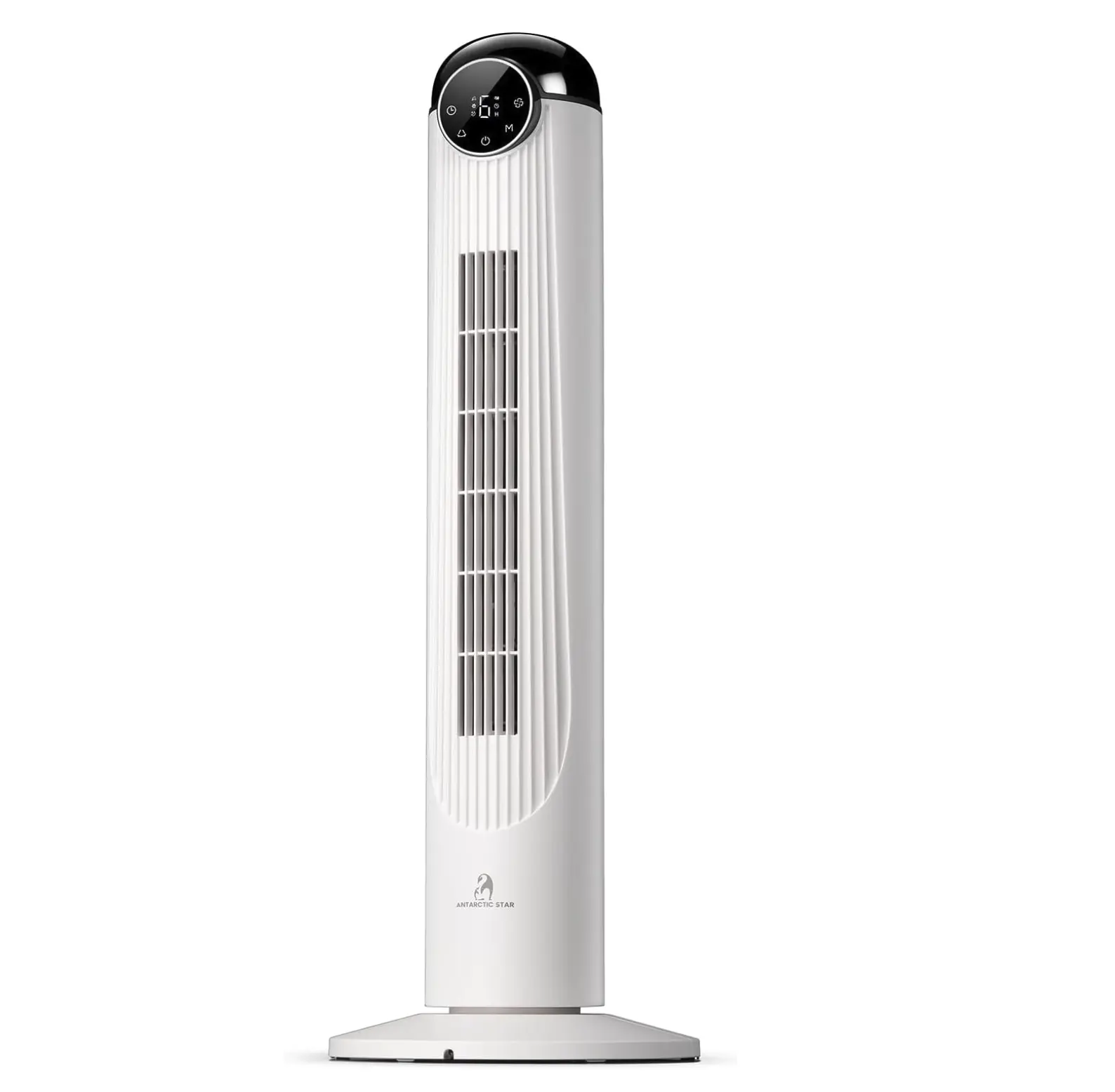 2026 Upgraded Antarctic Star Tower Fan for Bedroom, 36"/42" Bladeless Fan with DC Motor, 26ft/s High Velocity, 22dB Ultra Quiet, 6 Speeds 4 Modes, 90° Oscillation, 9H Timer, Remote Control, White Multifunctional Cooling Fan