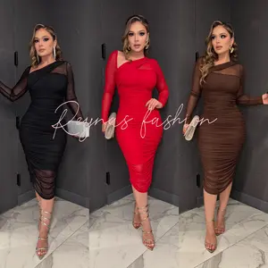 🎀Nancy dress Polyester Womenswear Spandex