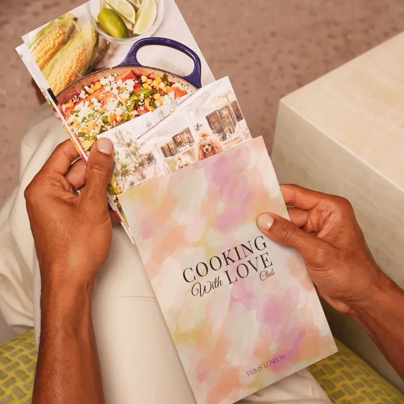 Cooking With Love Recipe Collection Box — 10 Seasonal Recipe Cards, Personal Letter & Watercolor Postcard. Snail Mail Mailer