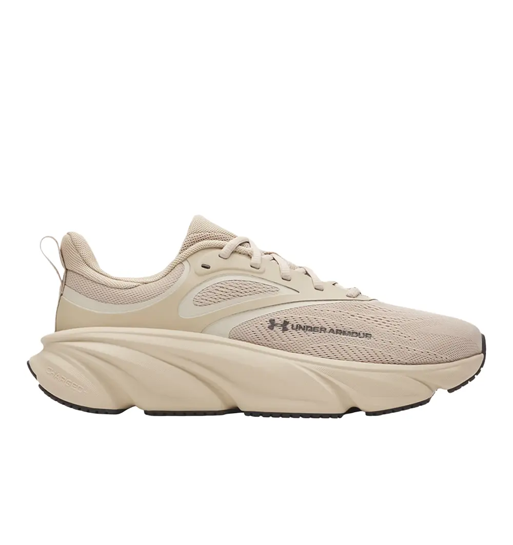Under Armour Mens Rouge 6 Running Sneakers Shoes - Beige