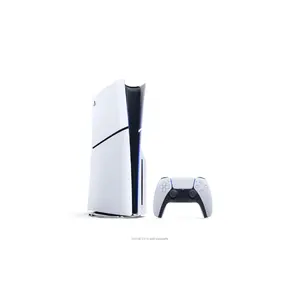 PS5 Slim Console Disc Edition with 16GB GDDR6 & 1TB NVMe SSD Ultra-High-Speed SSD HDMI 4K@120Hz Bluetooth 5.1 DualSense Wireless Controller & Game Voucher PlayStation