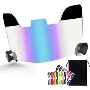 Football Visor, Youth Football Helmet Visor, Scratch Resistant, UV Block, Facial Protection Visor for Football Helmet