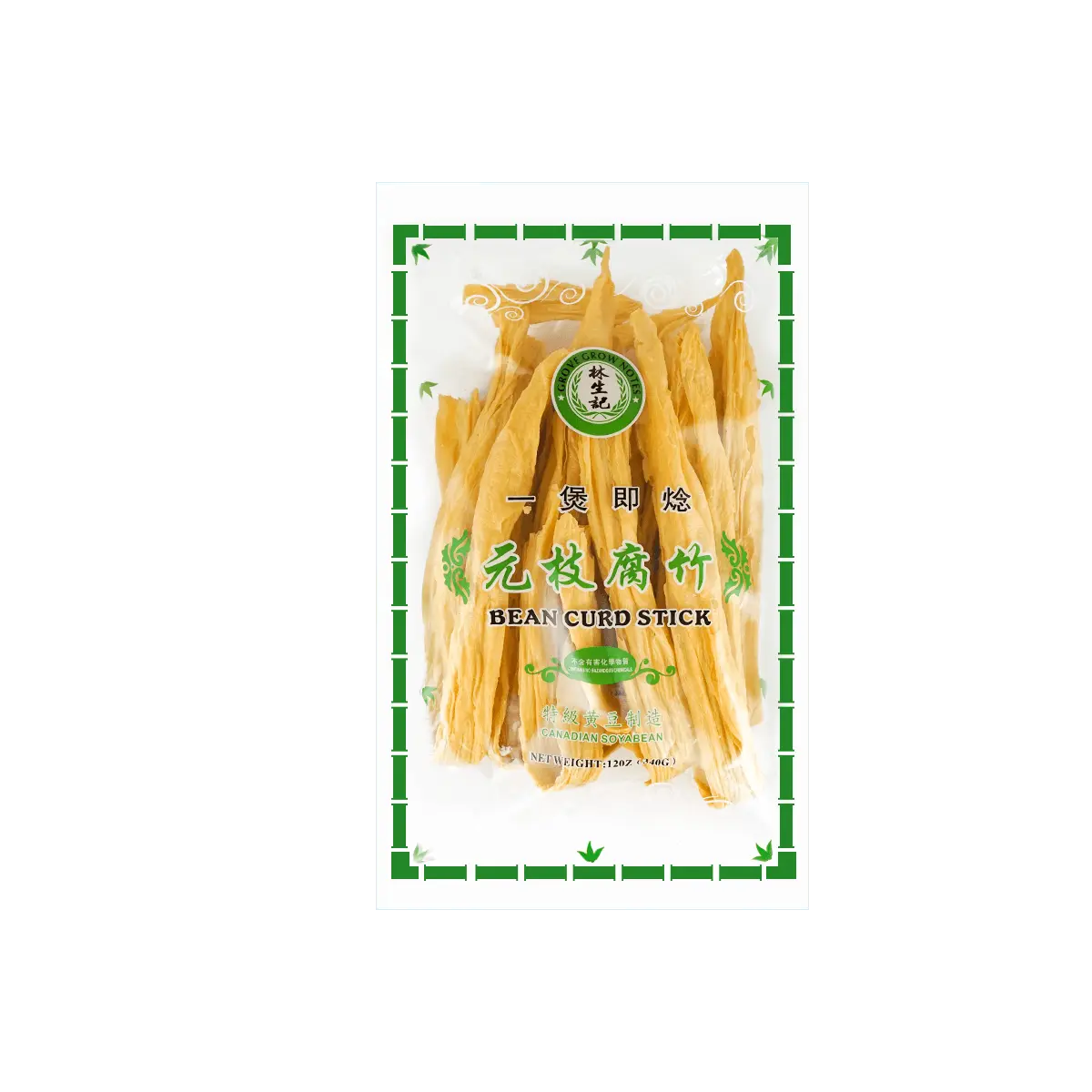 Lam Sheng Kee Dried Bean Curd Sticks (Yuan Zhi Fu Zhu) - 340g | Premium Quality, Authentic Asian Ingredient for Cooking