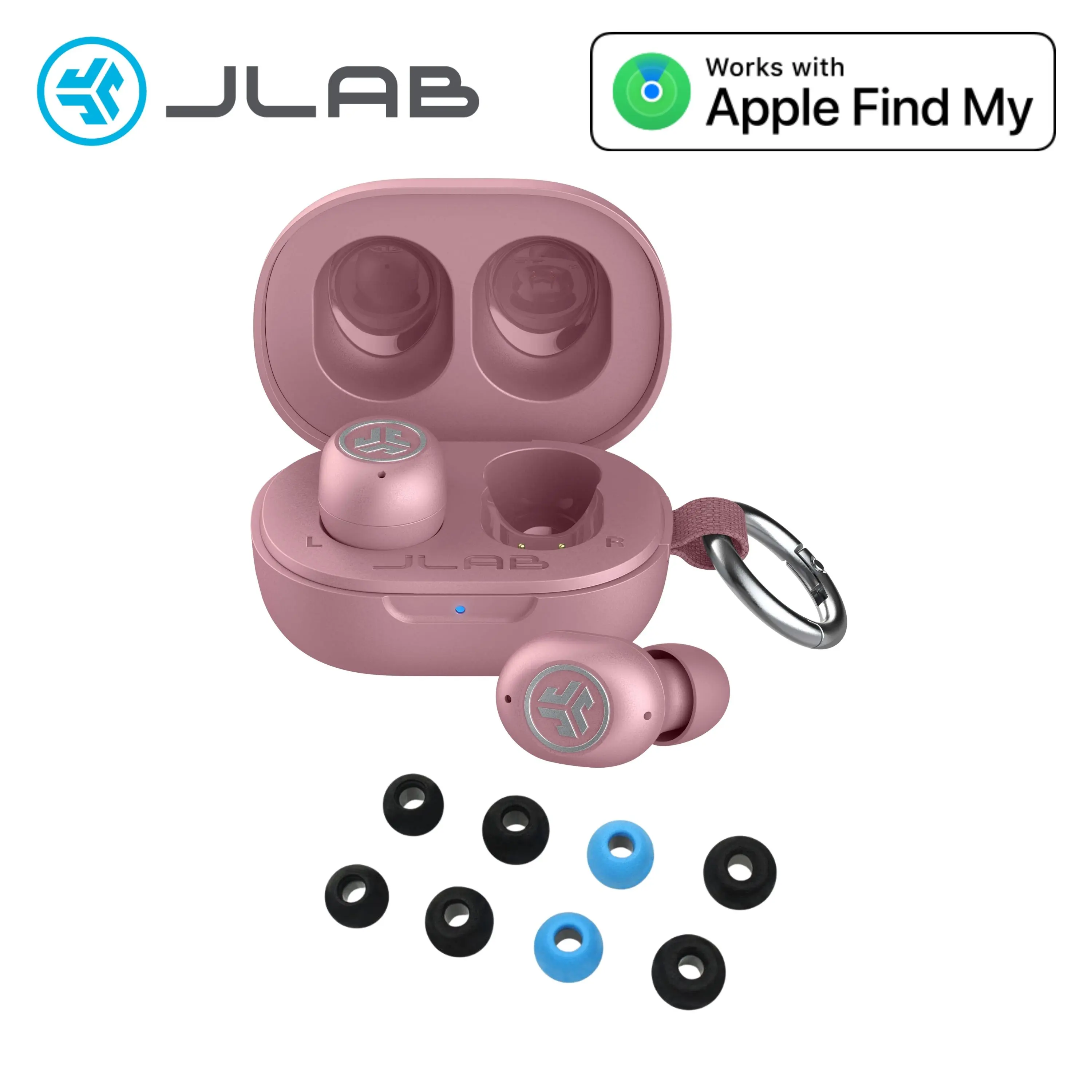 JLab JBuds Mini ANC Earbuds + Cloud Foam Mnemonic Universal Earbud Tips
