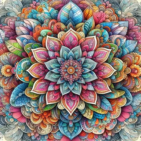 Flower Pattern DIY Diamond Arts Colorful Painting Kit without Frame, DIY 5D Diamond Arts Colorful Painting Kit, Wall Art Decor for Home, Craft Handicraft Diamond Painting Kits