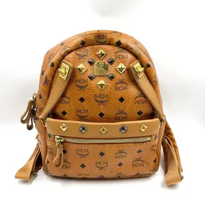 Pre-owned MCM As Shown Backpacks HZ 1737 Visetos Stark Backpack 26.03.01