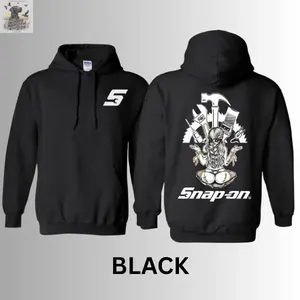 Snap-on Tools Girl Hoodie – Double-Sided Mechanic Shirt, Tool Lady Graphic, Vintage Garage Workwear Hoodie for Men & Women