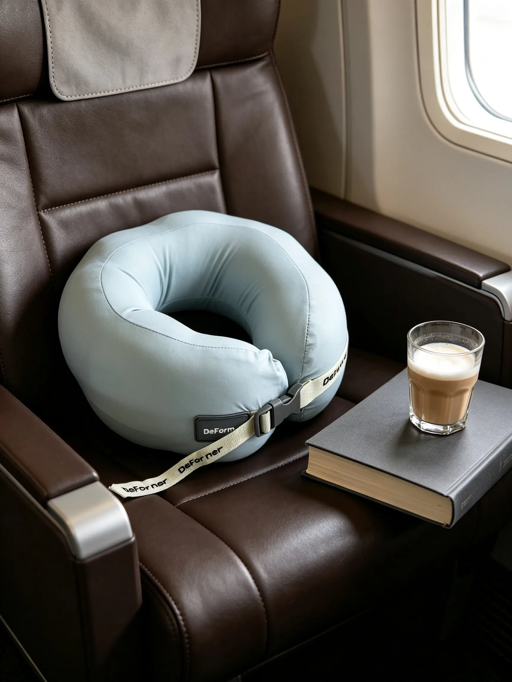 Neck support pillow for leisure and office use, portable and adjustable circumference