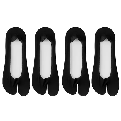 2 Pairs Tabi Lightweight Socks Thin No-Show Non-Slip Low-Cut Invisible Liner, Summer Footies for Flats, Flip Flops, Sneakers & Sandals