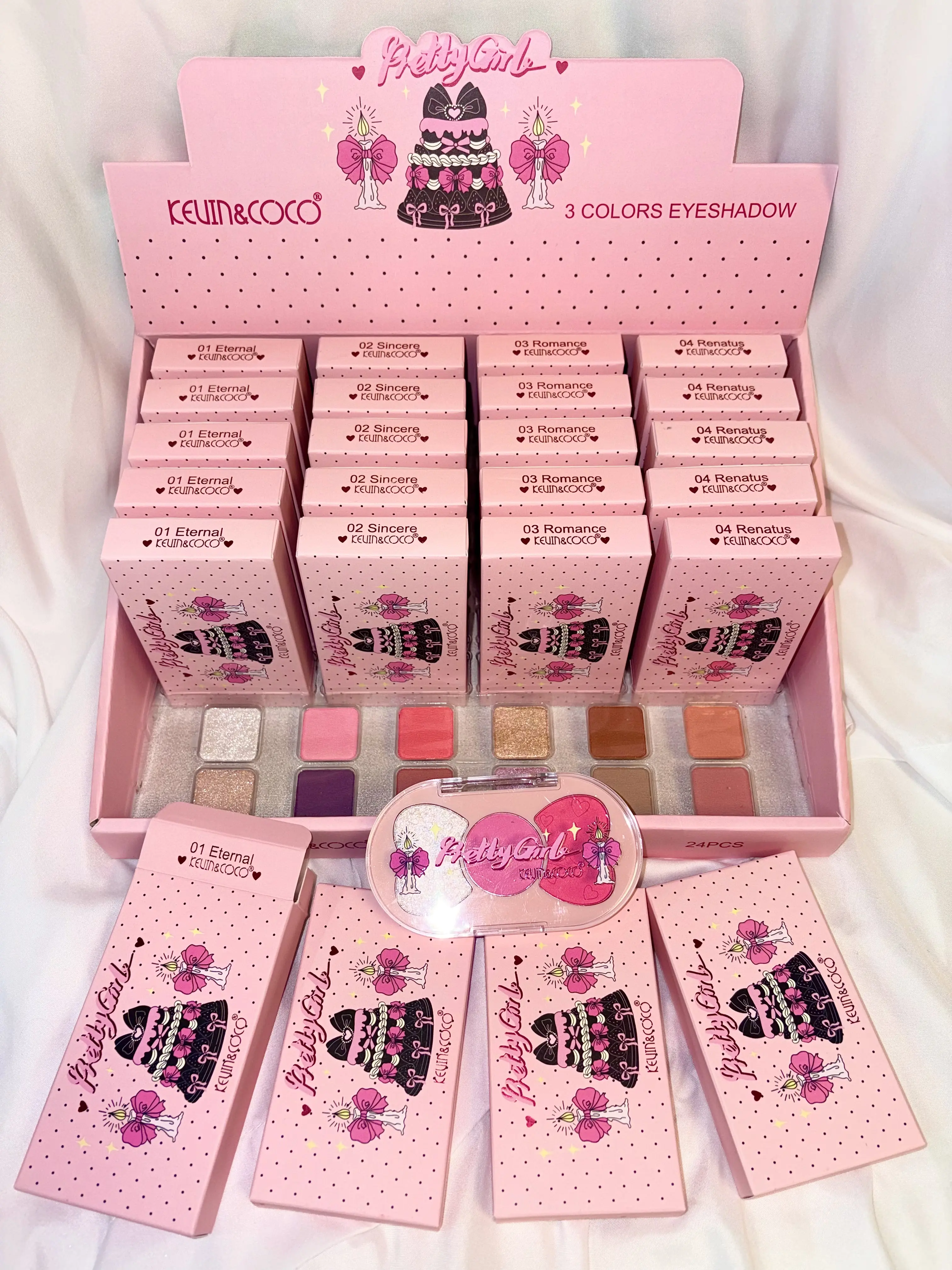 Mini Travel 3 Color Eyeshadow Palette