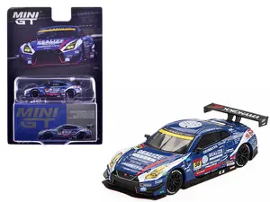 Nissan GT-R NISMO GT3 #56 "REALIZE Nissan Mechanic Challenge GT-R" "Super GT Series" (2023) 1/64 Diecast Model Car by Mini GT