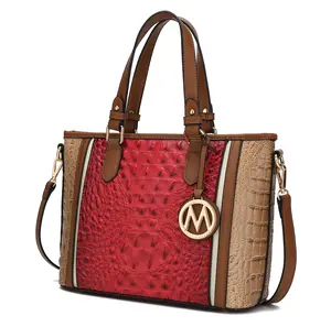 MKF Collection Lizza Vegan Leather Women's Tote Handbag