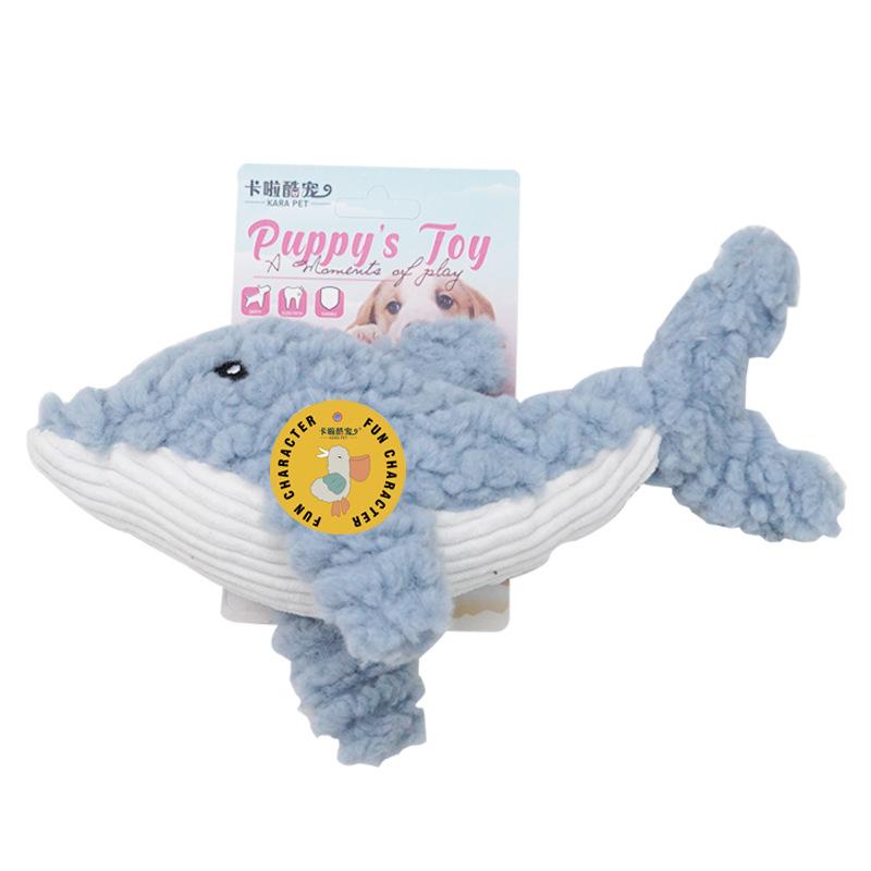 Dog Toy Sound Self-Entertainment Relieve Boredom Teeth Grinding Indestructible Teddy Corgi Bichon Golden Plush Pet Supplies