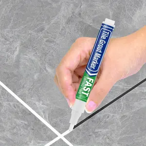 Convenient Tile Grout Pen, Waterproof Tile Paint Pen, Fast Drying, Suitable for Bathtub, Sink, Floor, Shower, Bathroom, Kitchen Tiles