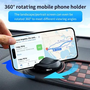 Car anti-skid mat with mobile phone number sticker, new dashboard anti-skid mat, sunglasses storage table, mobile phone holder with anti-skid function, universal in-car holder